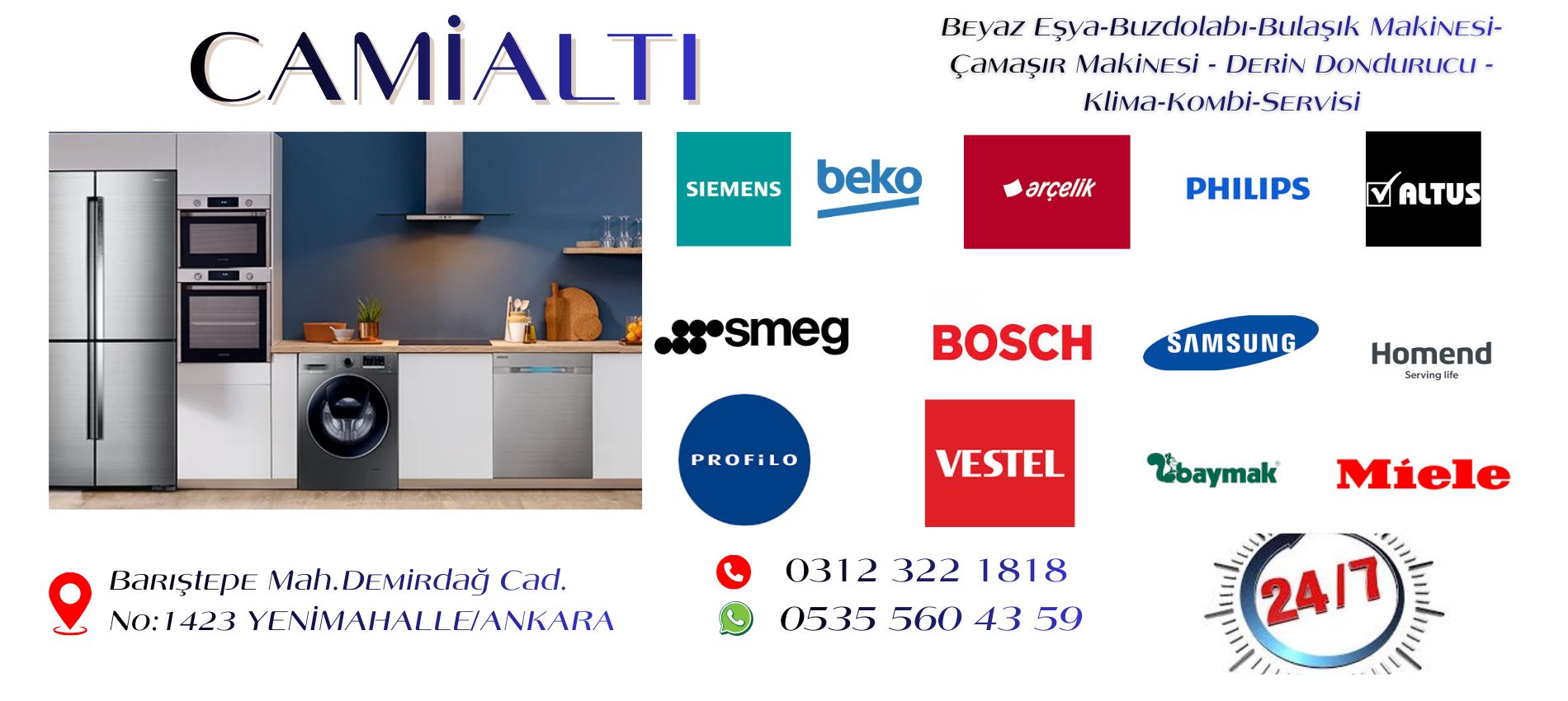 Camialtı Beyaz Eşya